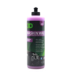 3D Wash 'n Wax 475ml car wash shampoo